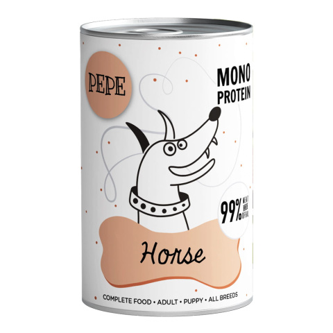 Karma mokra PEPE Horse (konina) 400g Karma mokra PEPE Horse (konina) 400g