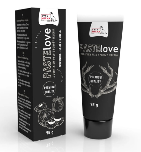 PasteLOVE - mięsna pasta Wołowina z jeleniem i morelą PasteLOVE - mięsna pasta Wołowina z jeleniem i morelą