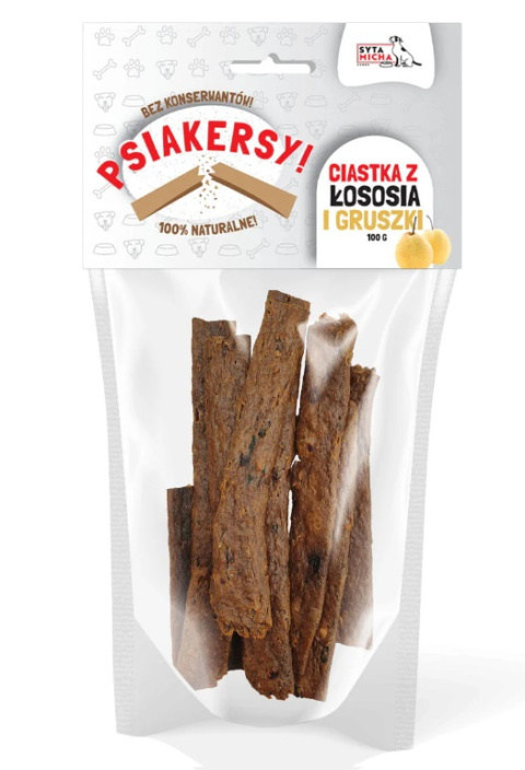 Psiakersy Łosoś z gruszką Syta Micha Psiakersy Łosoś z gruszką Syta Micha