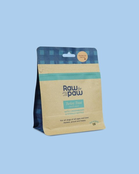 RAW for PAW Turkey - indyk liofilizowane przysmaki RAW for PAW Turkey - indyk liofilizowane przysmaki