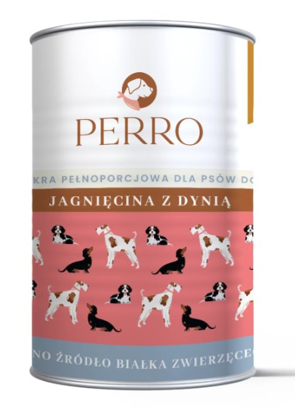 Perro Jagnięcina z dynią dla psów dorosłych 400g Perro Jagnięcina z dynią dla psów dorosłych 400g