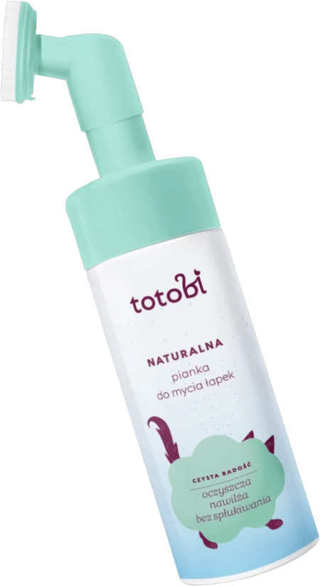 Totobi Naturalna pianka do mycia łapek dla psa i kota, 200 ml Totobi Naturalna pianka do mycia łapek dla psa i kota, 200 ml