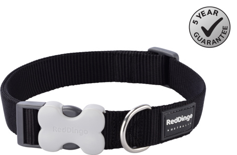 Red Dingo Bucklebone Classic rozmiar L - klasyczna obroża dla psa w kolorze czarnym. Red Dingo Bucklebone Classic rozmiar L - klasyczna obroża dla psa w kolorze czarnym.