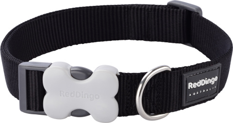 Red Dingo Bucklebone Classic rozmiar L - klasyczna obroża dla psa w kolorze czarnym. Red Dingo Bucklebone Classic rozmiar L - klasyczna obroża dla psa w kolorze czarnym.