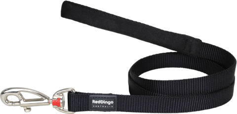Red Dingo Fixed Lead Classic Black rozmiar L - klasyczna smycz o długości 1,2m Red Dingo Fixed Lead Classic Black rozmiar L - klasyczna smycz o długości 1,2m