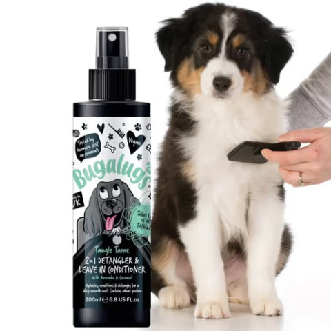 Bugalugs 2in1 - odżywka ułatwiająca rozczesywanie dla psa, zapach awokado i kokosa 200 ml Bugalugs 2in1 - odżywka ułatwiająca rozczesywanie dla psa, zapach awokado i kokosa 200 ml