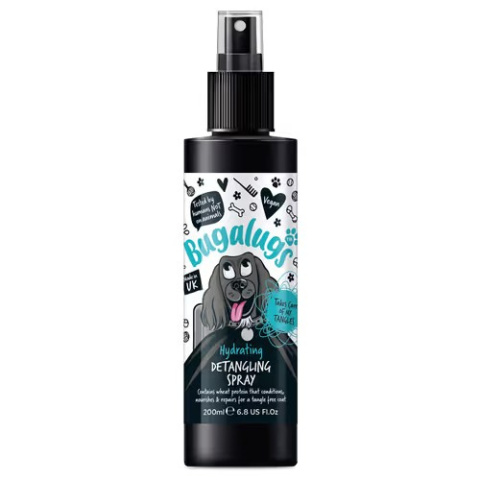 Bugalugs Spray - lekka odżywka dla psa, nawilżająca i ułatwiająca rozczesywanie sierści Bugalugs Spray - lekka odżywka dla psa, nawilżająca i ułatwiająca rozczesywanie sierści