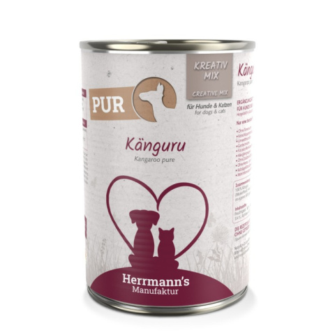 HERRMANN'S Kanguru Pur - 100% kangur (400g) HERRMANN'S Kanguru Pur - 100% kangur (400g)