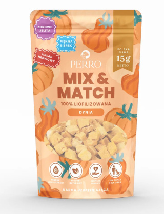MIX & MATCH Dynia Przysmaki liofilizowane 15g