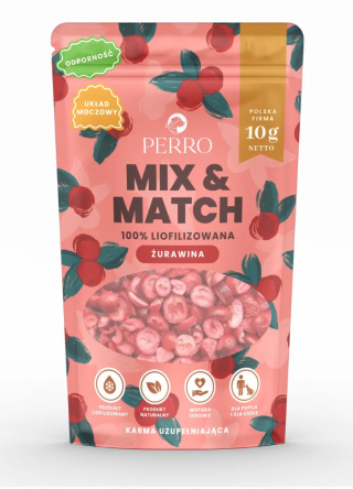 MIX & MATCH Żurawina Przysmaki liofilizowane 10g