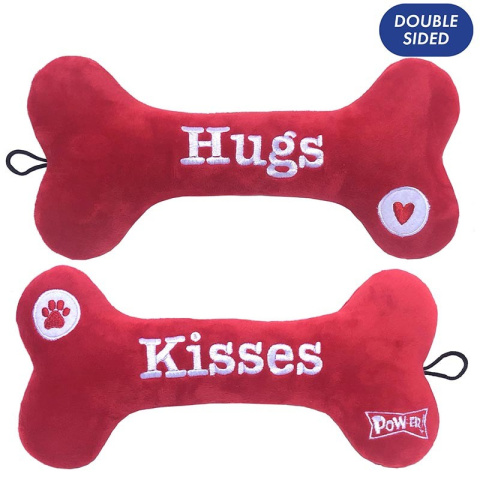 Power Plush Hugs & Kisses Bone Large - kość dla dużego psa Power Plush Hugs & Kisses Bone Large - kość dla dużego psa