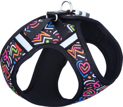 Red Dingo Mesh Harness - lekkie szelki dla psa rozmiar XL - Squiggles