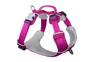 Red Dingo Sport Harness rozmiar L - lekkie szelki dla psa typu Guard - kolor fuksja