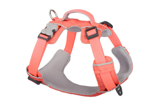 Red Dingo Sport Harness rozmiar L - lekkie szelki dla psa typu Guard - kolor brzoskwiniowy