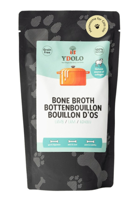YDOLO Bone Broth Lamb - bulion kolagenowy z kości jagnięcych (230ml)