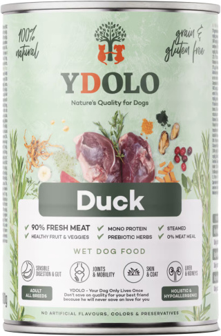 YDOLO Wet Food – Duck 6 x 400 g