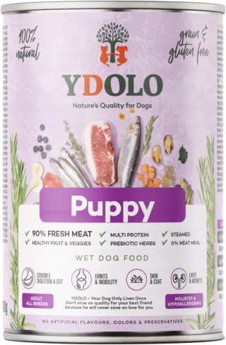 YDOLO Wet Food – Puppy 6 x 400 g