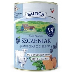 BALTICA Szczeniak Jagnięcina z cielęciną 400g