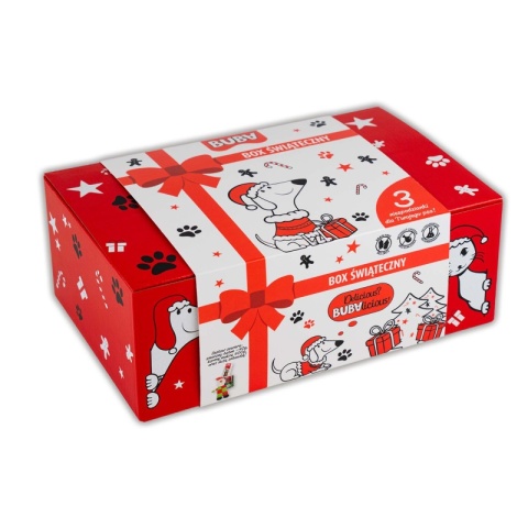 BOX świąteczny dla psa - 3 niespodzianki dla psa