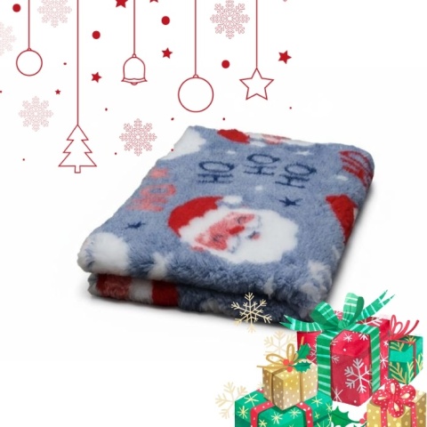 Drybed 150x100 - antypoślizgowy Święty Mikołaj