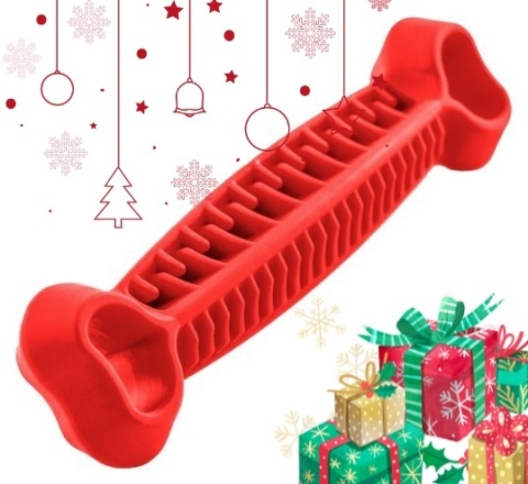 Fiboone dental x-mas - czerwony 19 cm