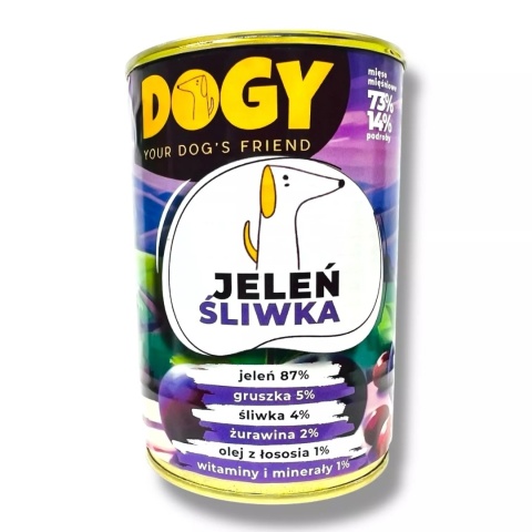 Karma mokra Jeleń ze Śliwką 400g