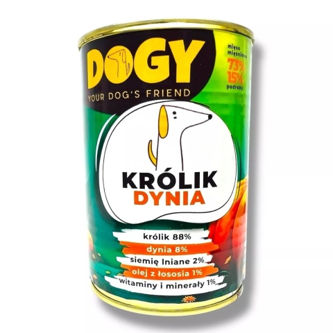Karma mokra Królik z Dynią 400g