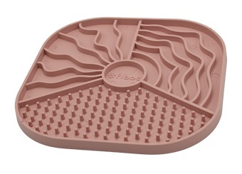 Lollipop Wally - różowa mata do lizania dla psa i kota - 19 cm