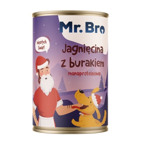 Mr. Bro Jagnięcina z Burakiem 400g