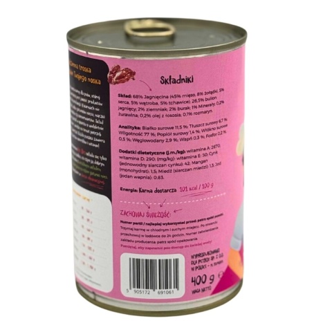 Mr. Bro Jagnięcina z Burakiem 400g