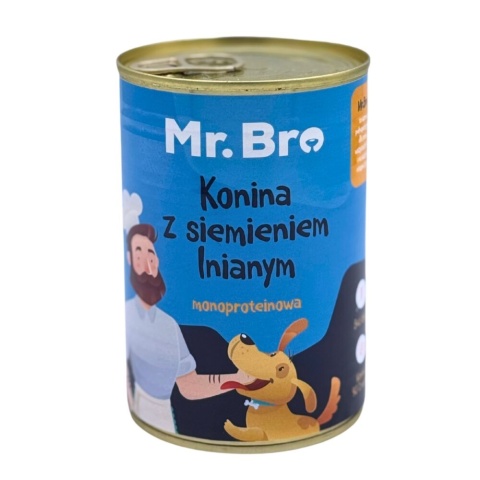 Mr. Bro Konina z Siemieniem lnianym 400g