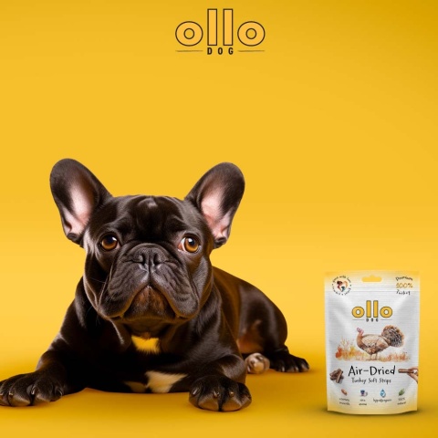 Ollo Turkey - naturalne przysmaki z indyka dla psa  80g