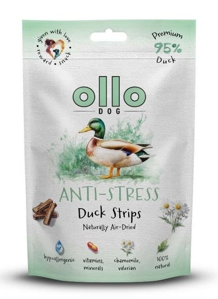 Ollo Anti-Stress - wyciszające przysmaki funkcyjne dla psa z kaczki