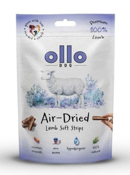 Ollo Lamb - naturalne przysmaki z jegnięciny dla psa  80g