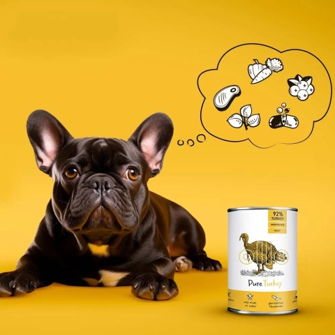 Ollo Pure Indyk 400g - monobiałkowa dla psów z alergią pokarmową Ollo Pure Indyk 400g - monobiałkowa dla psów z alergią pokarmową