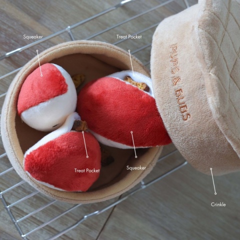 Pups & Bubs APPLE PIE Szarlotka zabawka węchowa
