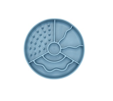 Slow fiboowl mini - niebieska miska spowalniająca dla małych ras 15 cm