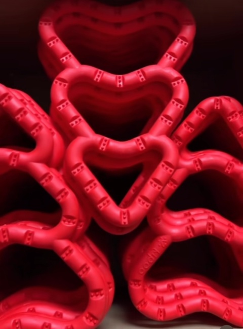 Szarpak Fibinka XMAS czerwona 25 cm