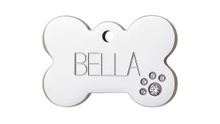 Diamante ID Tag z grawerem Bird