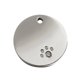 Diamante ID Tag z grawerem Circle