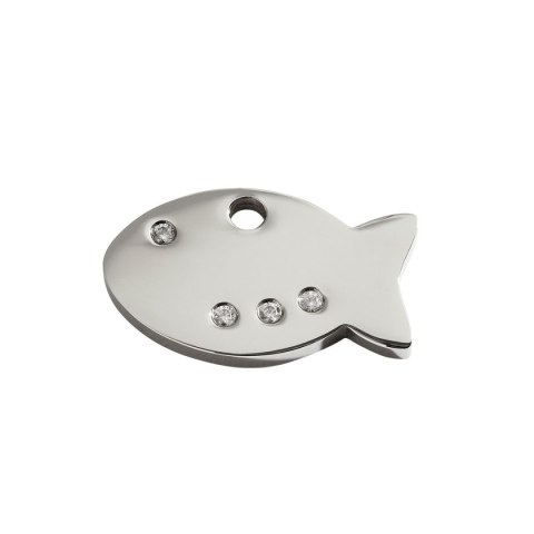 Diamante ID Tag z grawerem Fish