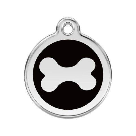 ID Tag z grawerem Bone Black