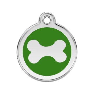 ID Tag z grawerem Bone Green