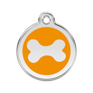 ID Tag z grawerem Bone Orange
