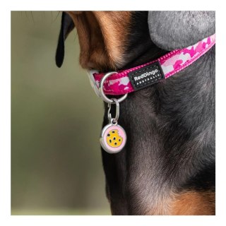 ID Tag z grawerem Cookie - różowy