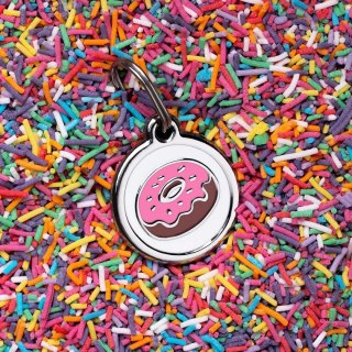 ID Tag z grawerem Donut