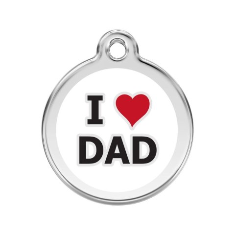 ID Tag z grawerem I Love Dad