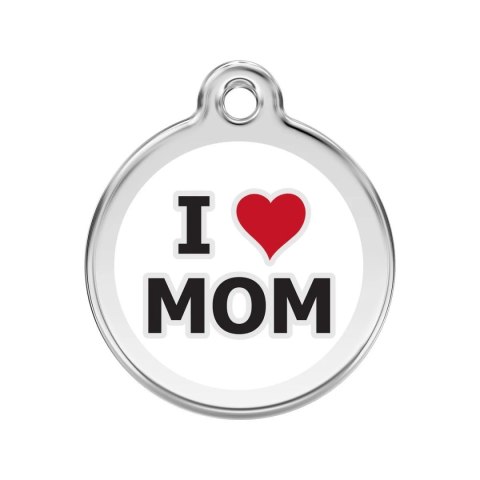 ID Tag z grawerem I Love Mom
