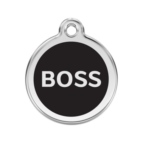 ID Tag z grawerem Tag Boss Black