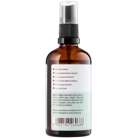 Mubo Dental Spray 100ml - naturalna pasta enzymatyczna dla psa i kota, bez szczotkowania